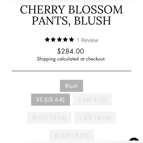 NEW ALEMBIKA CHERRY BLOSSOM
PANTS, BLUSH - Picture 8 of 8